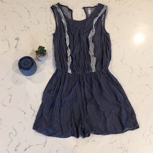 Chambray romper